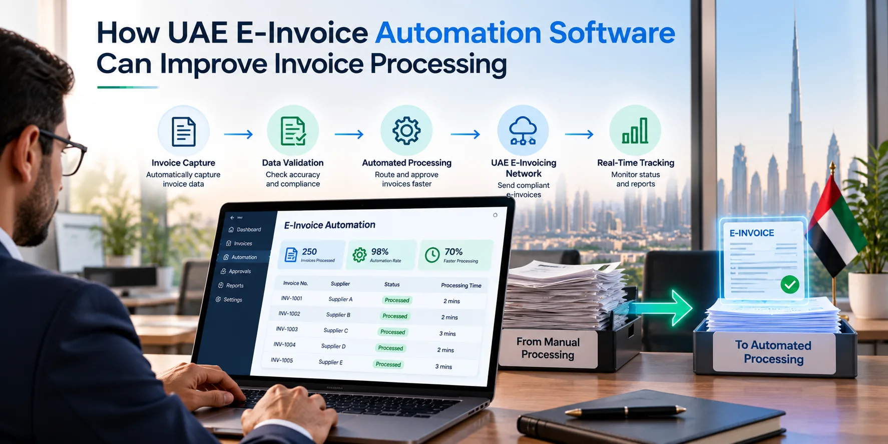 How UAE E-Invoice Automation Software Can Improve Invoice Processing