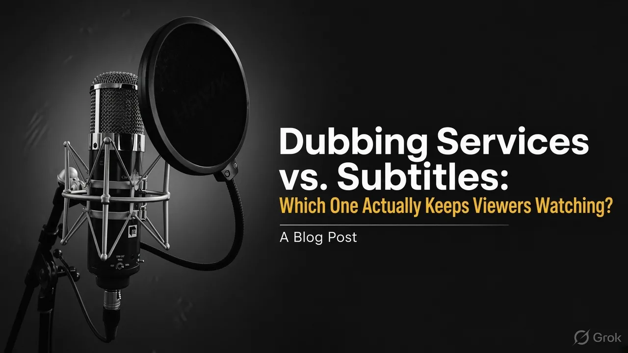Dubbing Services vs. Subtitles: Which One Actually Keeps Viewers Watching?