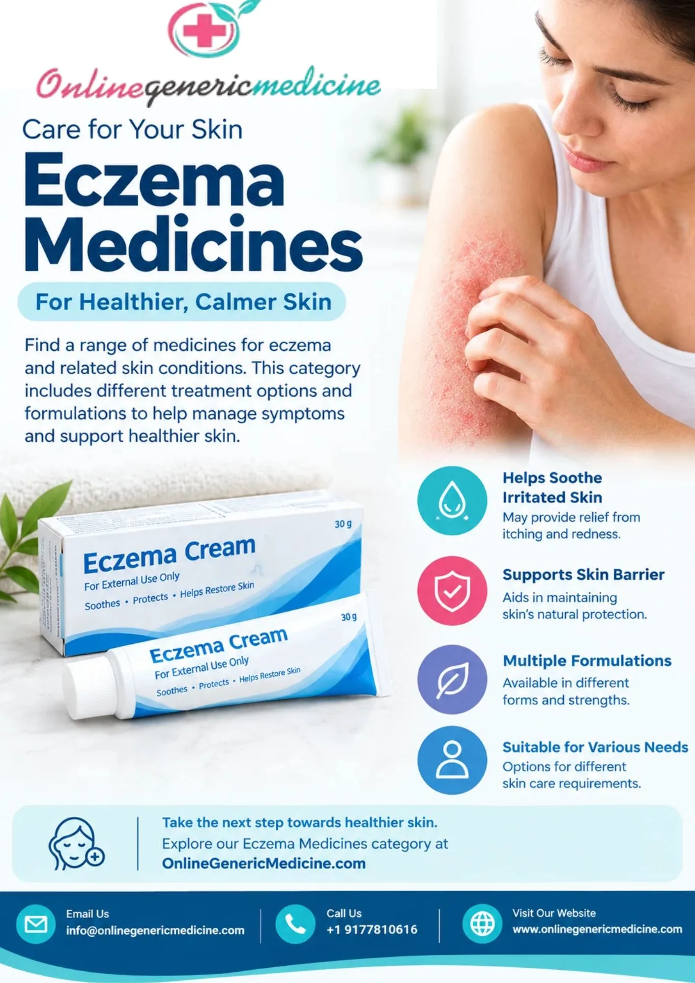 Eczema Medicines: Product Information and Available Formulations