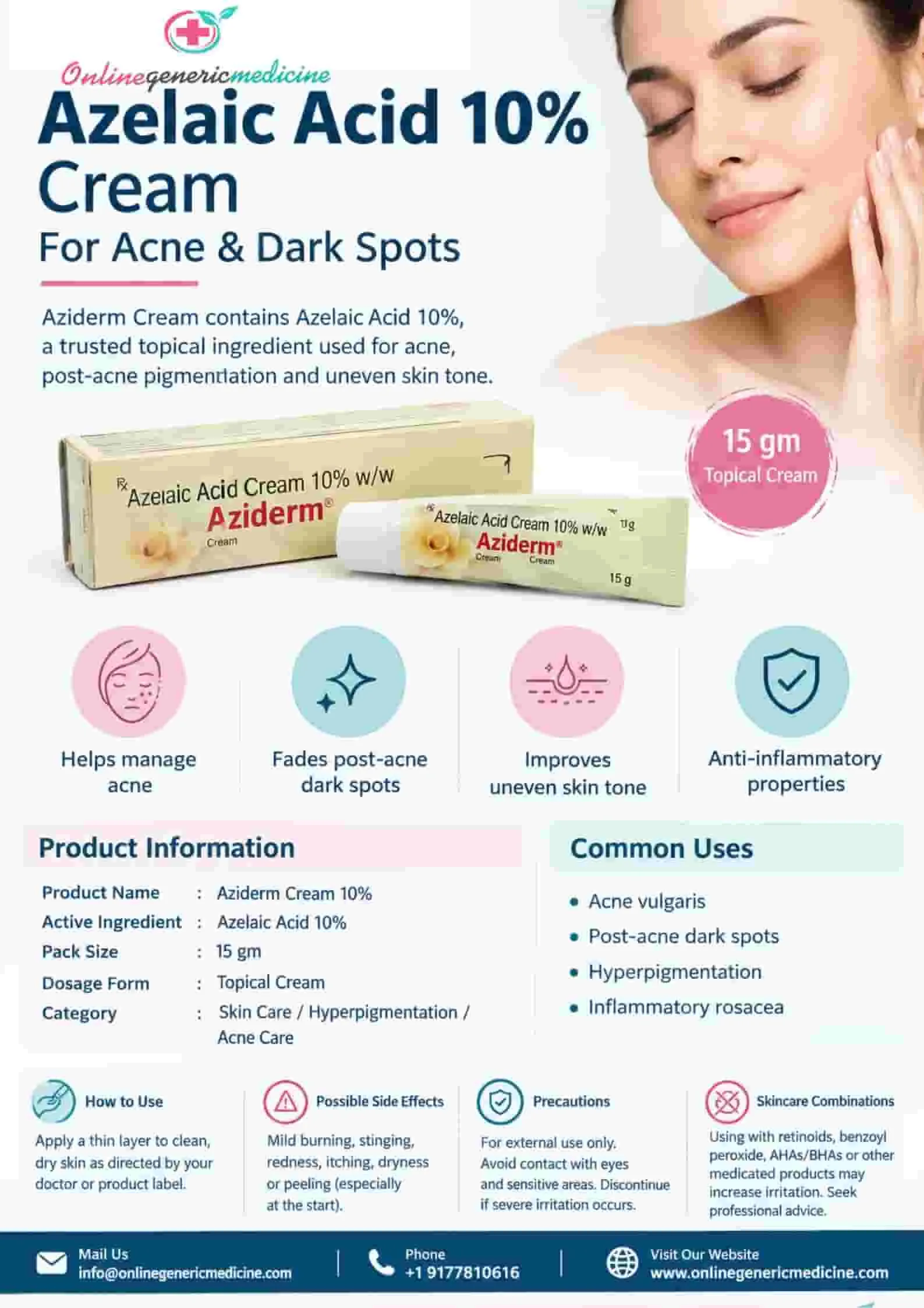 Hyperpigmentation Cream: Understanding Azelaic Acid 10% Cream