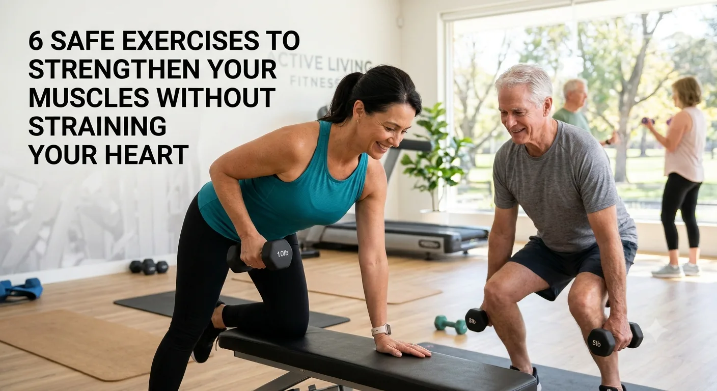 6 Safe Exercises to Strengthen Your Muscles Without Straining Your Heart