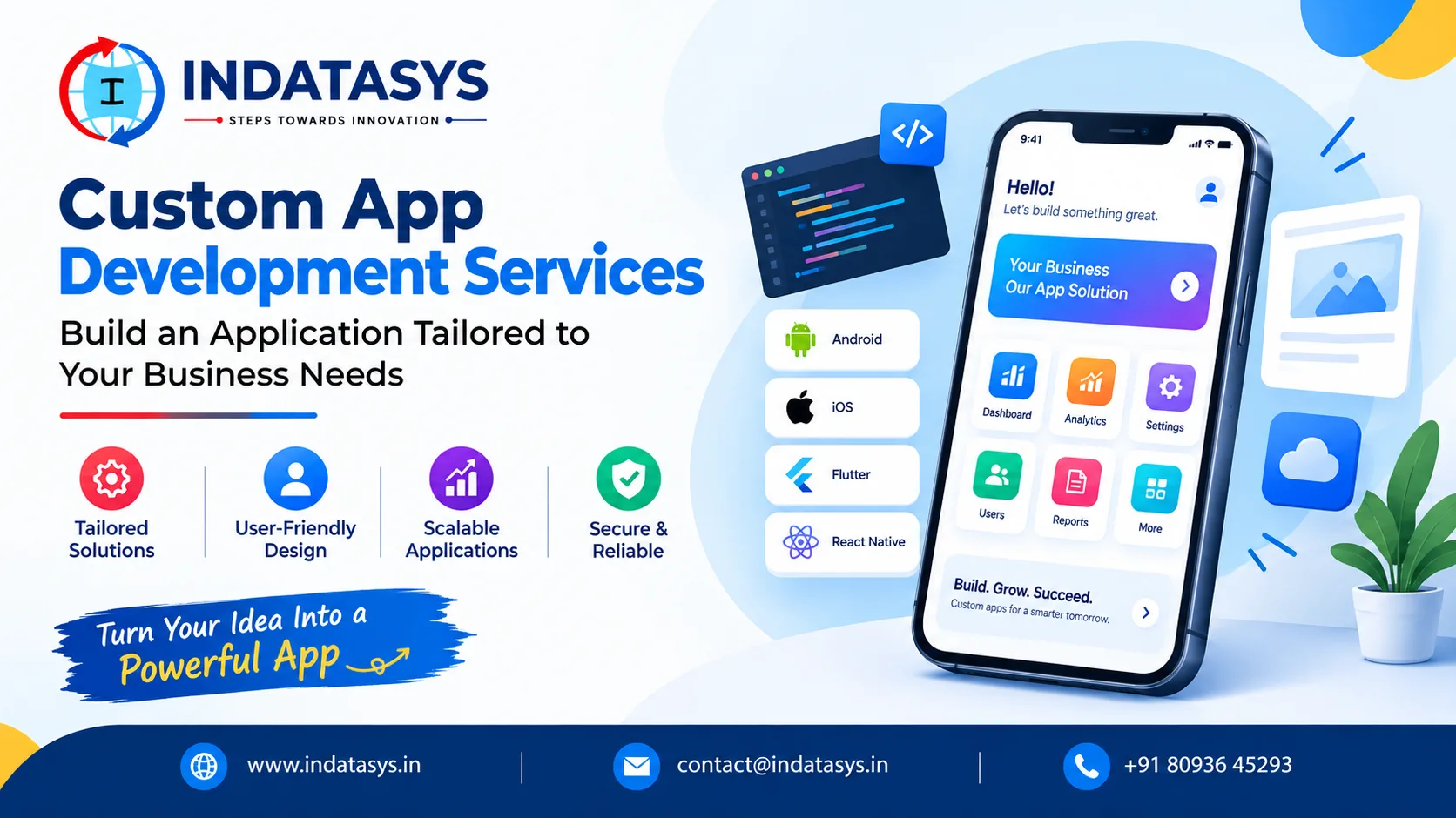 Custom App Development Services: Build an Application Tailored to Your Business Needs