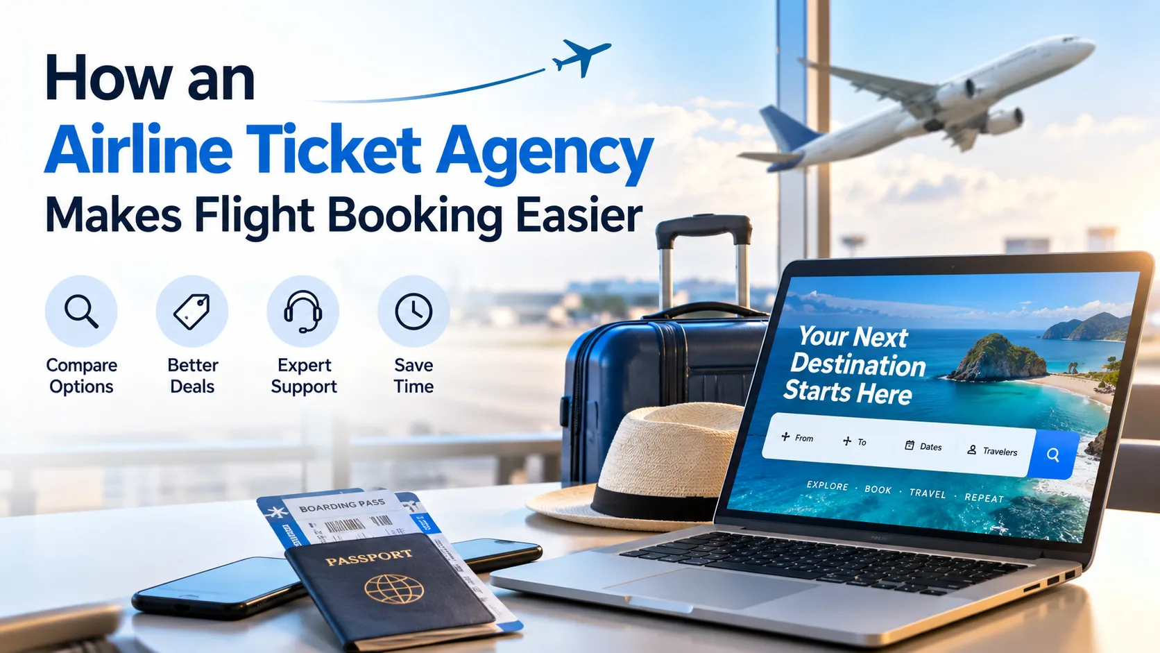 How an Airline Ticket Agency Makes Flight Booking Easier