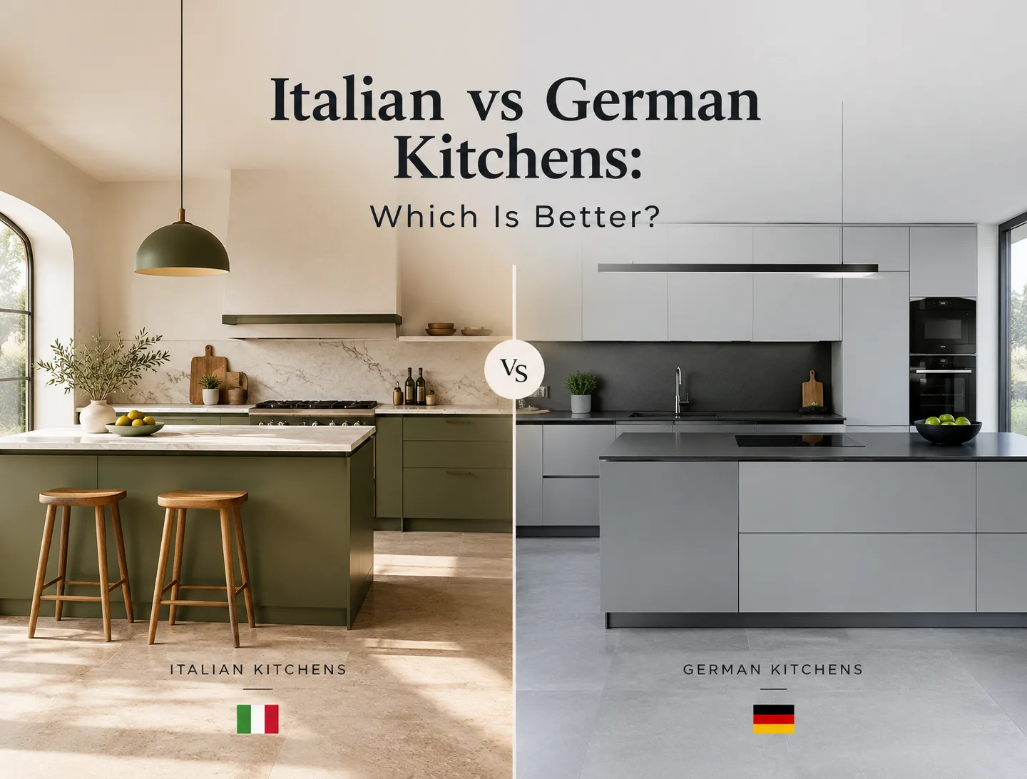 Italian vs German Kitchens: Which One Is Better for Your Home?