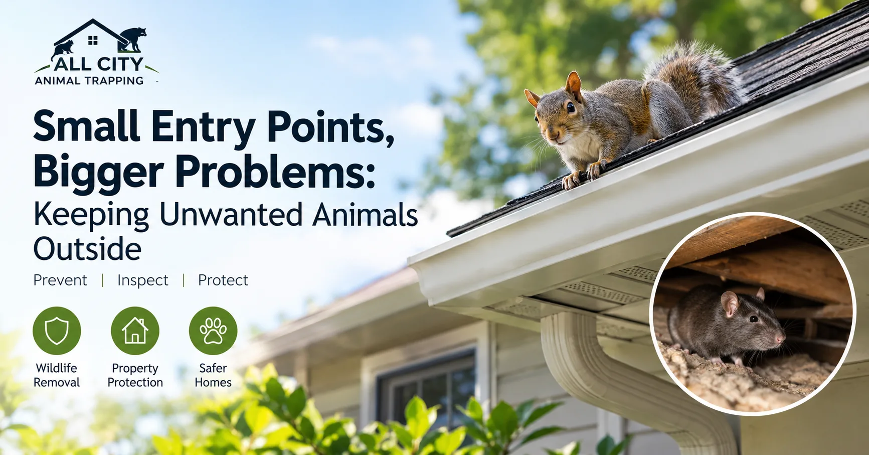 Small Entry Points, Bigger Problems: Keeping Unwanted Animals Outside