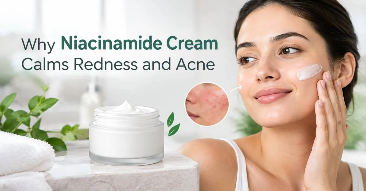 Why Niacinamide Cream Calms Redness and Acne