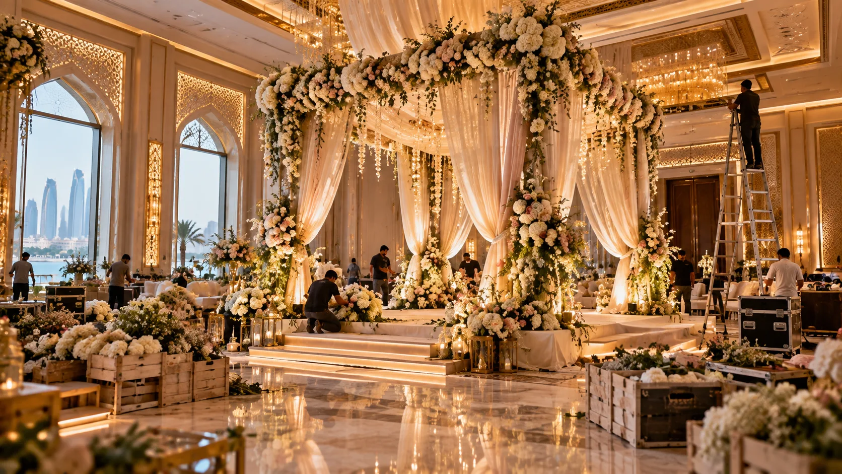 Destination Wedding in Abu Dhabi: Understanding Venue Décor Rules Before You Design