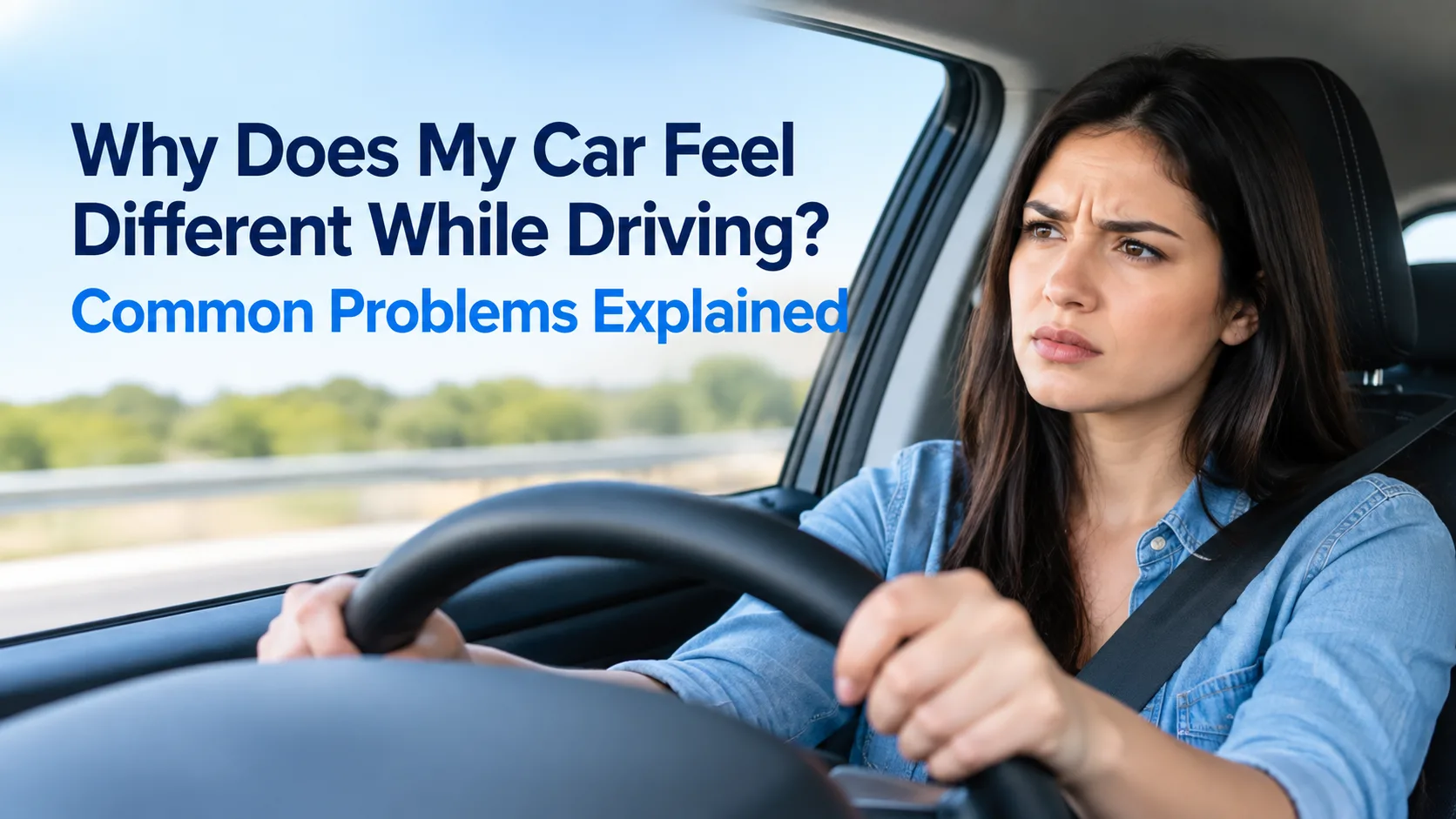 Why Does My Car Feel Different While Driving? Common Problems Explained