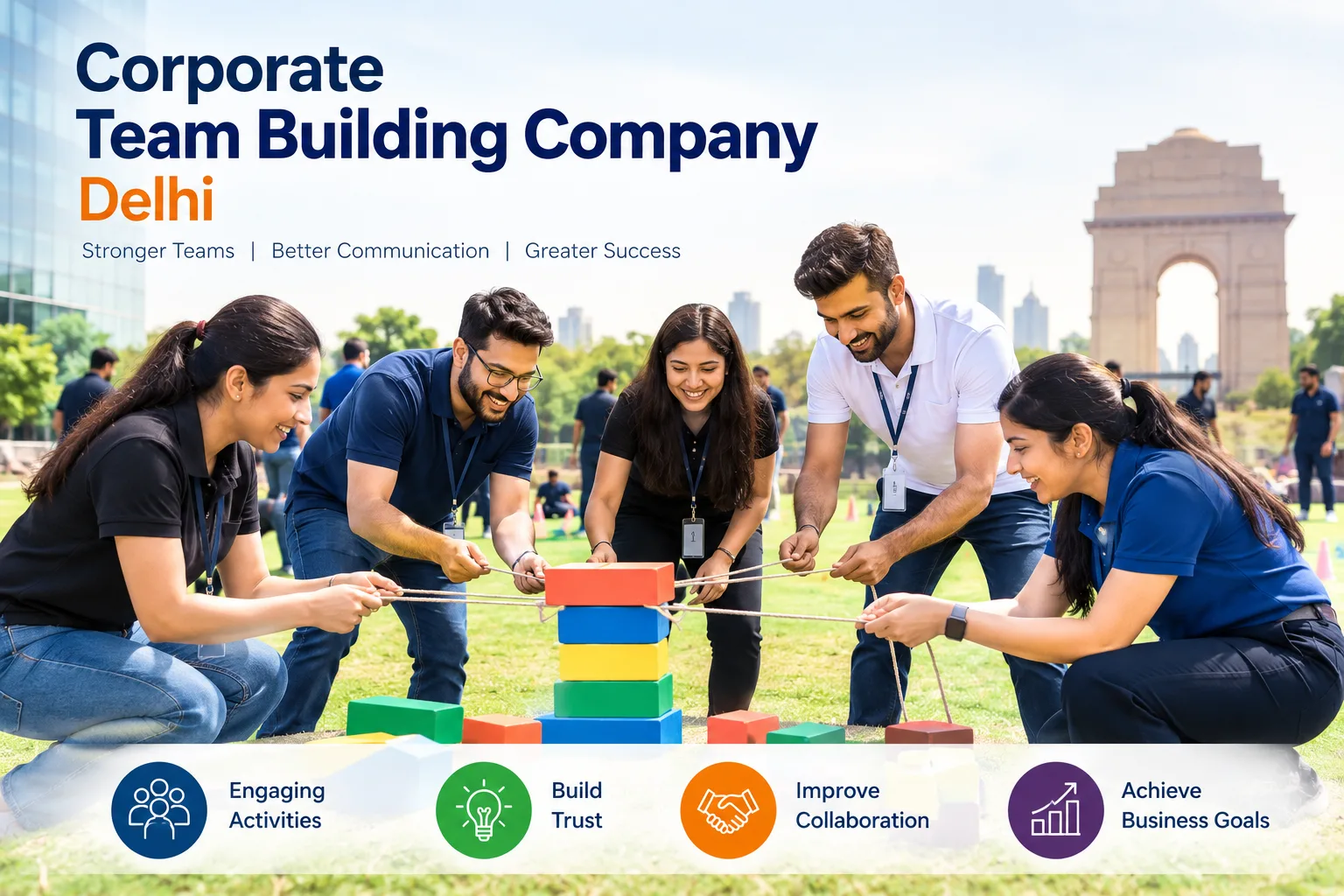 Corporate Team Building Company Delhi: Building Stronger Teams in Gurgaon