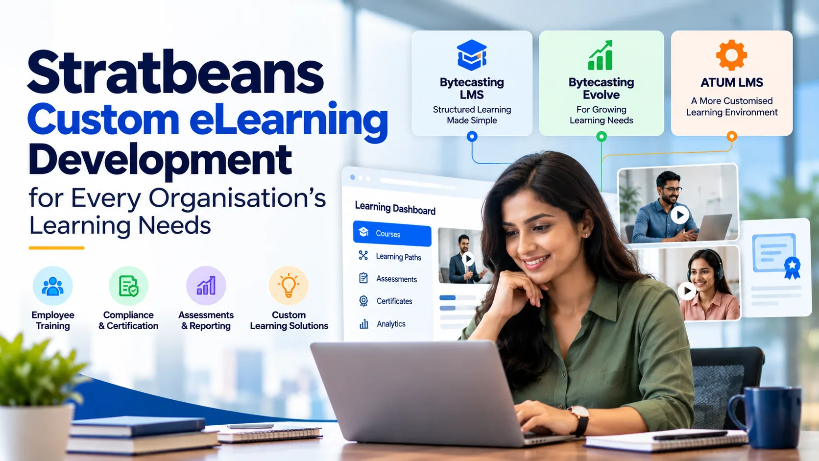 Stratbeans Custom eLearning Development Platform for Every Organisation's Learning Needs