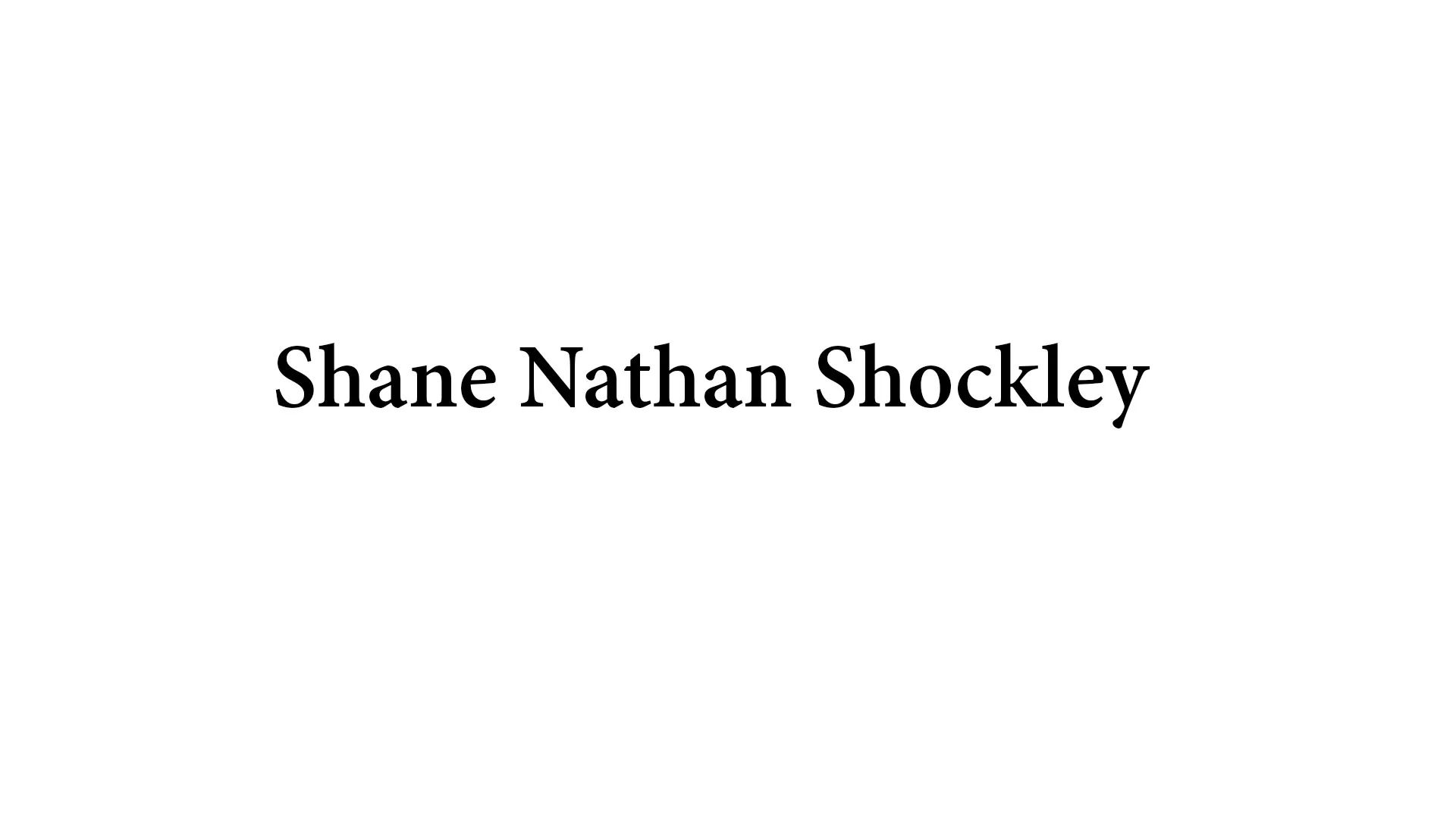 Shane Nathan Shockley: Building a Positive and Professional Online Presence