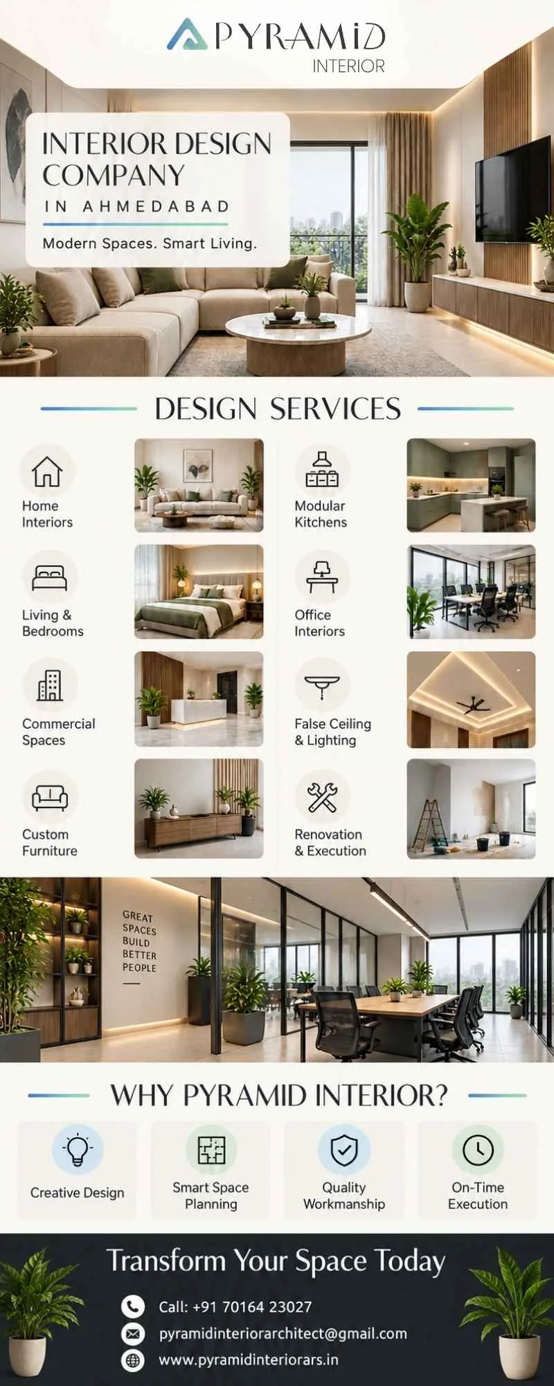 Interior Design Company in Ahmedabad for Smart and Elegant Interiors
