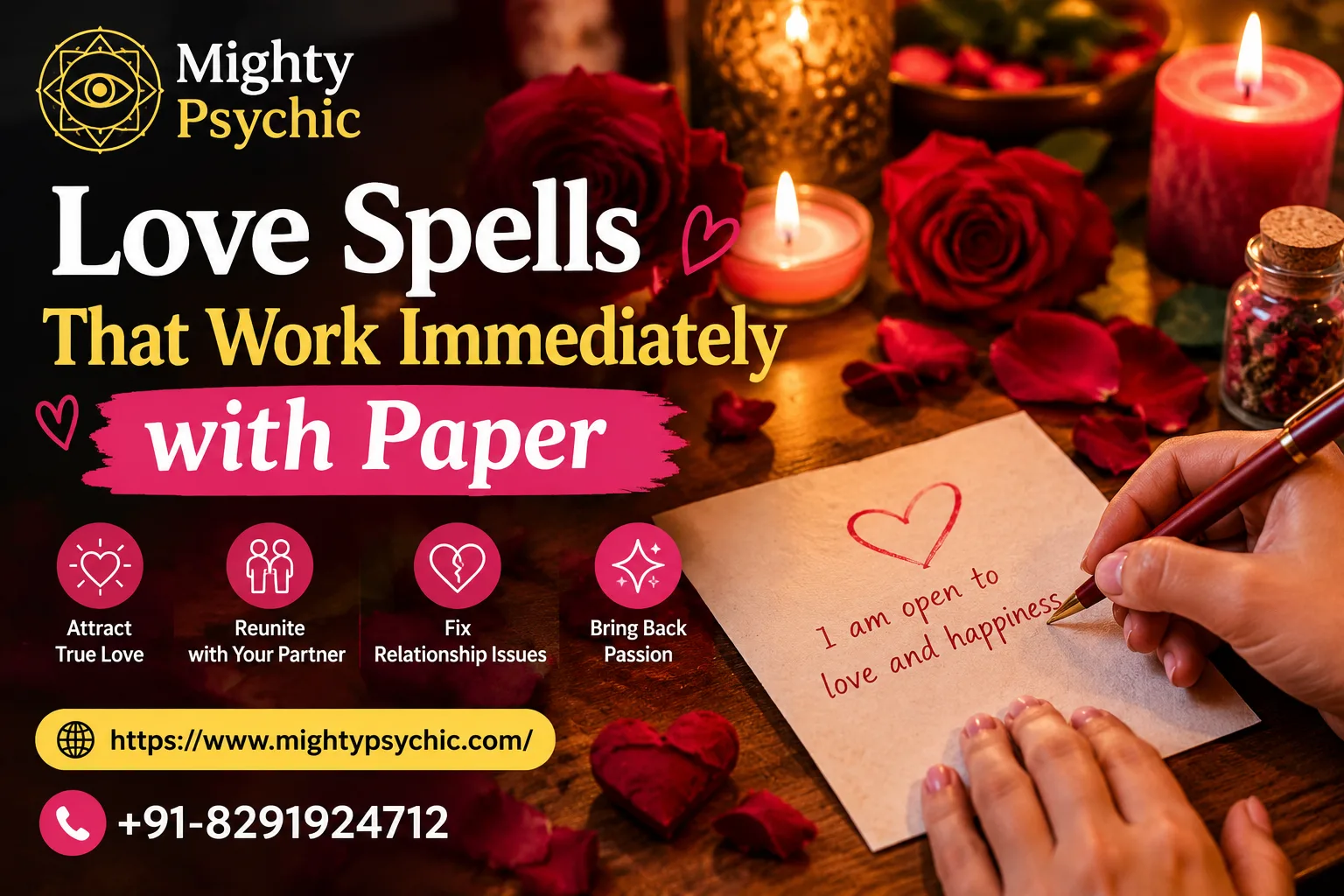 Love Spells That Work Immediately with Paper