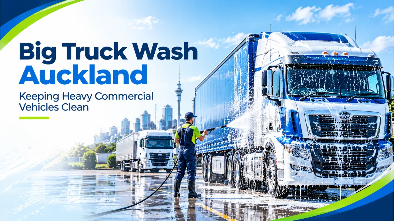 Big Truck Wash Auckland: Keeping Heavy Commercial Vehicles Clean