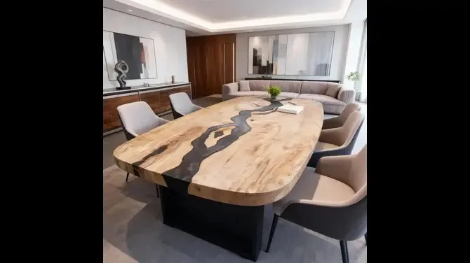 Furnishing a New Home: A Smart Guide to Solid Wood and Epoxy Resin Furniture