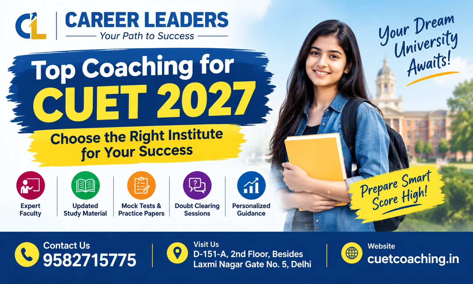 Best CUET Coaching in Laxmi Nagar, Delhi: Complete Guide for Students | cuet institute in laxmi nagar
