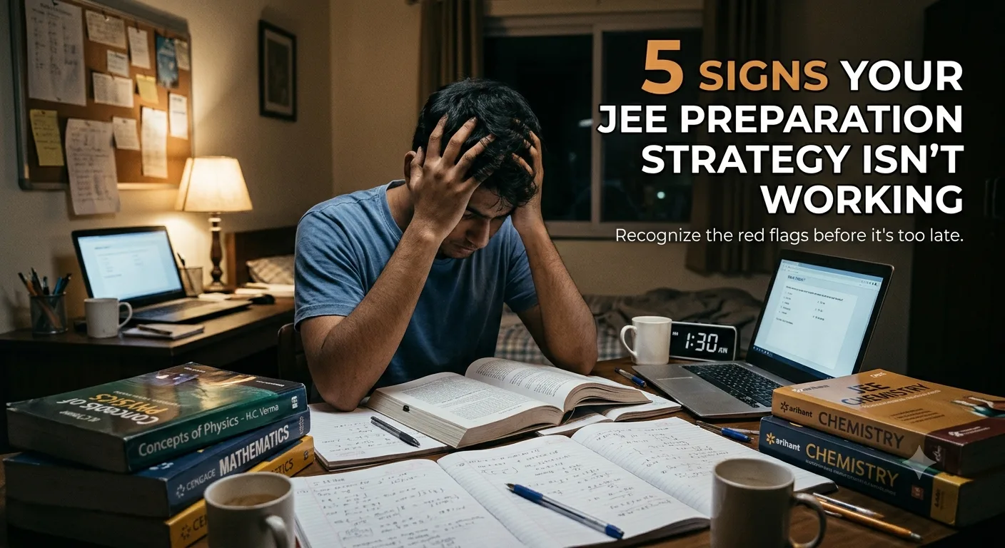 5 Signs Your JEE Preparation Strategy Isn’t Working