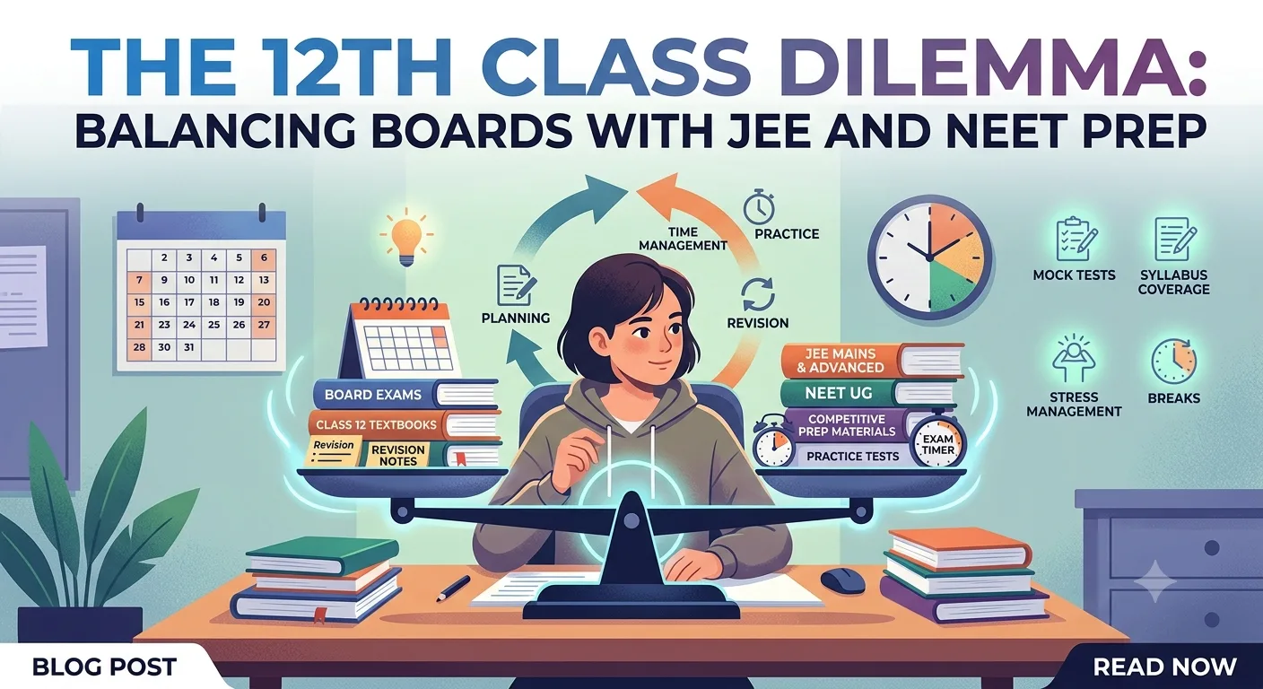 The 12th Class Dilemma: Balancing Boards with JEE and NEET Prep