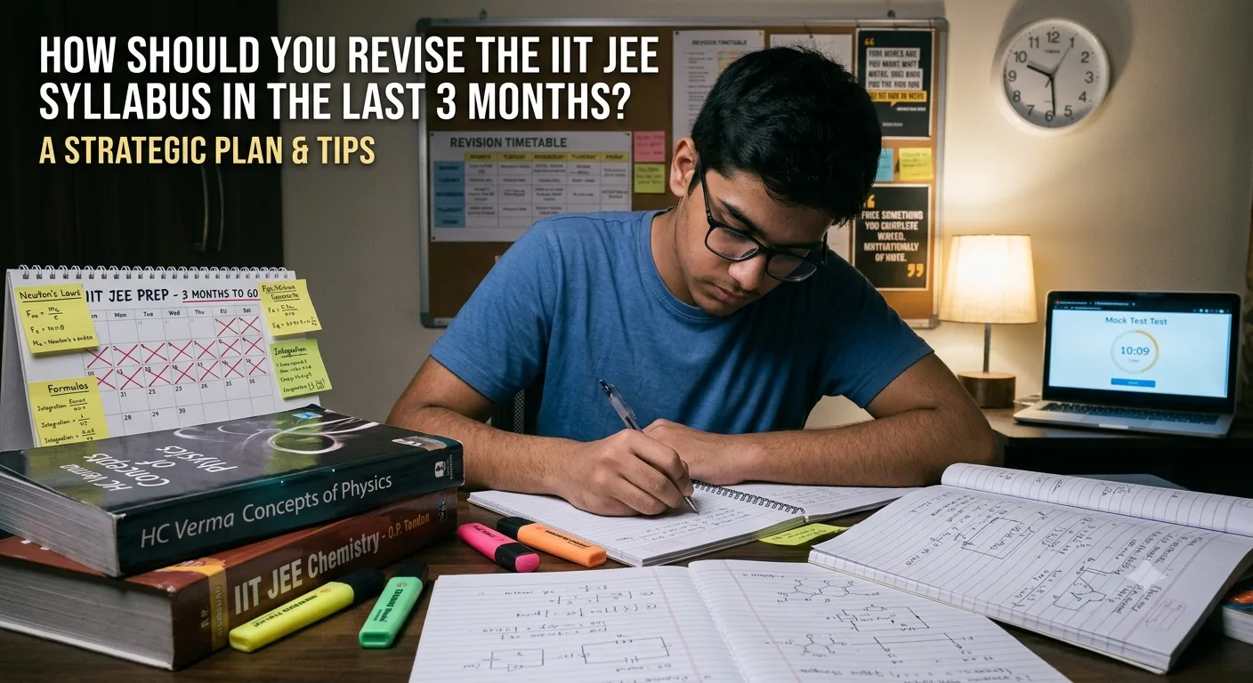How Should You Revise the IIT JEE Syllabus in the Last 3 Months?