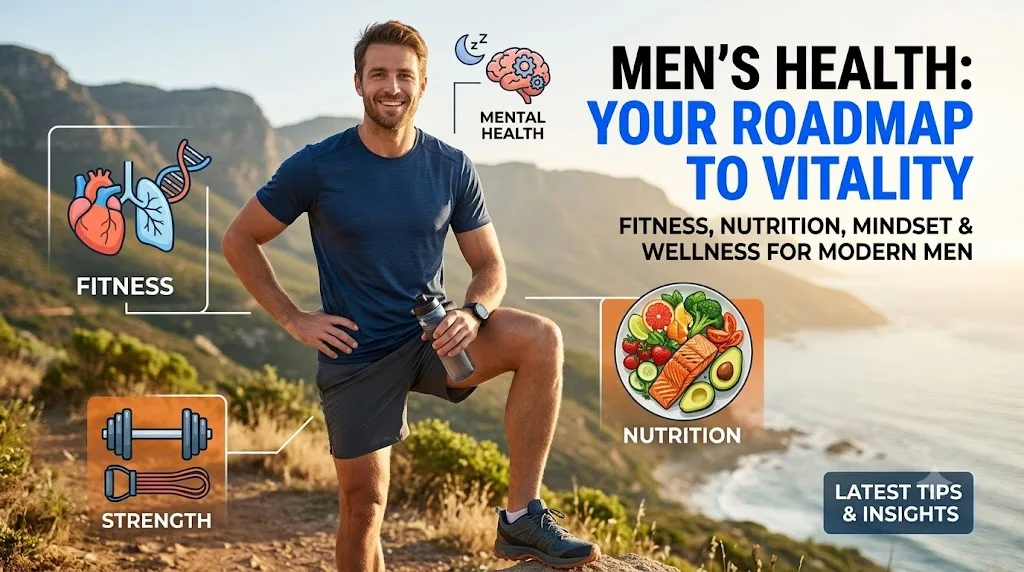 Men's Health: A Complete Guide to Fitness, Nutrition, Mental Well-Being, and Healthy Aging