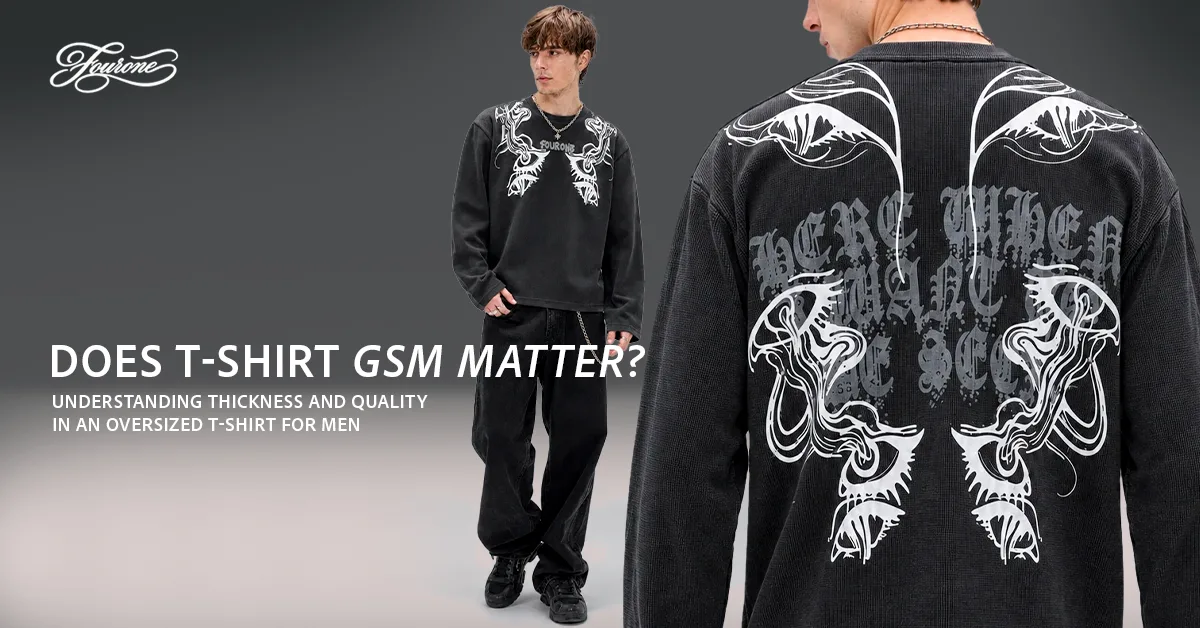 Does T-Shirt GSM Matter? Understanding Thickness and Quality in an Oversized T-Shirt for Men