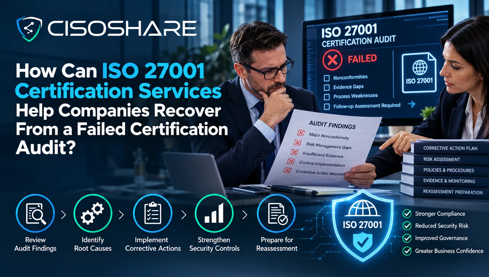 How Can ISO 27001 Certification Services Help Companies Recover From a Failed Certification Audit?