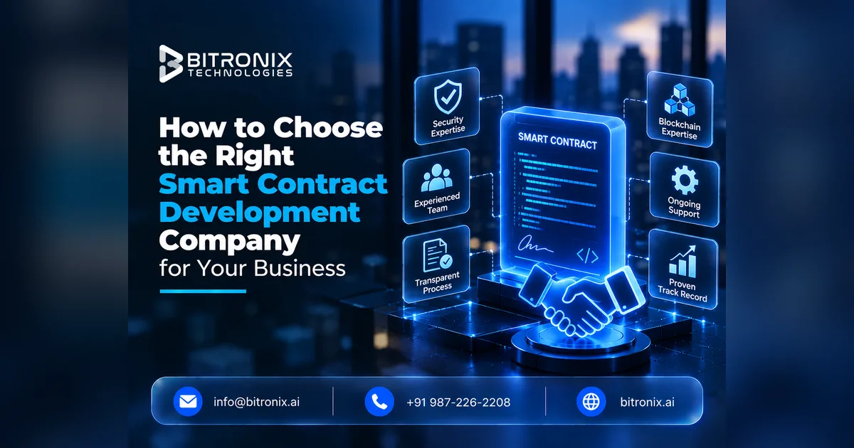 How to Choose the Right Smart Contract Development Company for Your Business