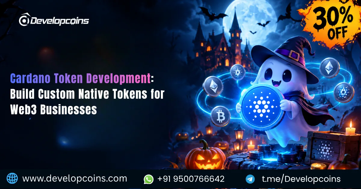 Cardano Token Development: Build Custom Native Tokens for Web3 Businesses