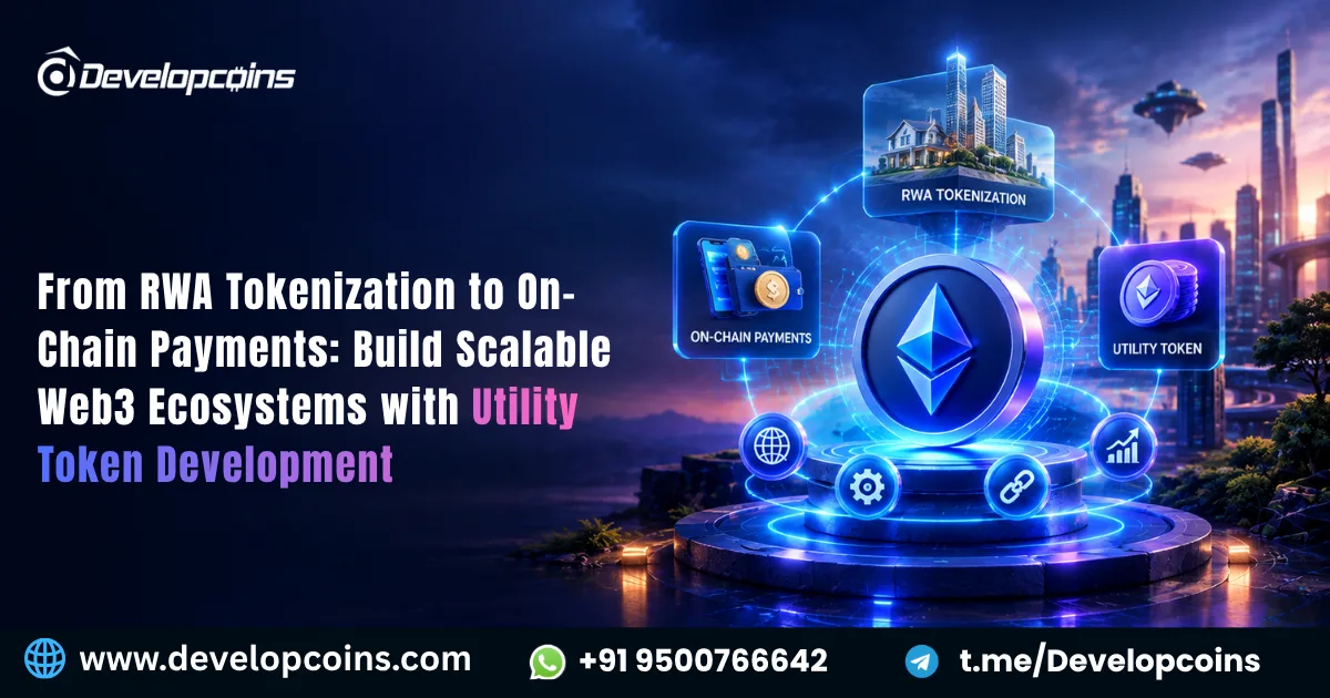 From RWA Tokenization to On-Chain Payments: Build Scalable Web3 Ecosystems with Utility Token Development