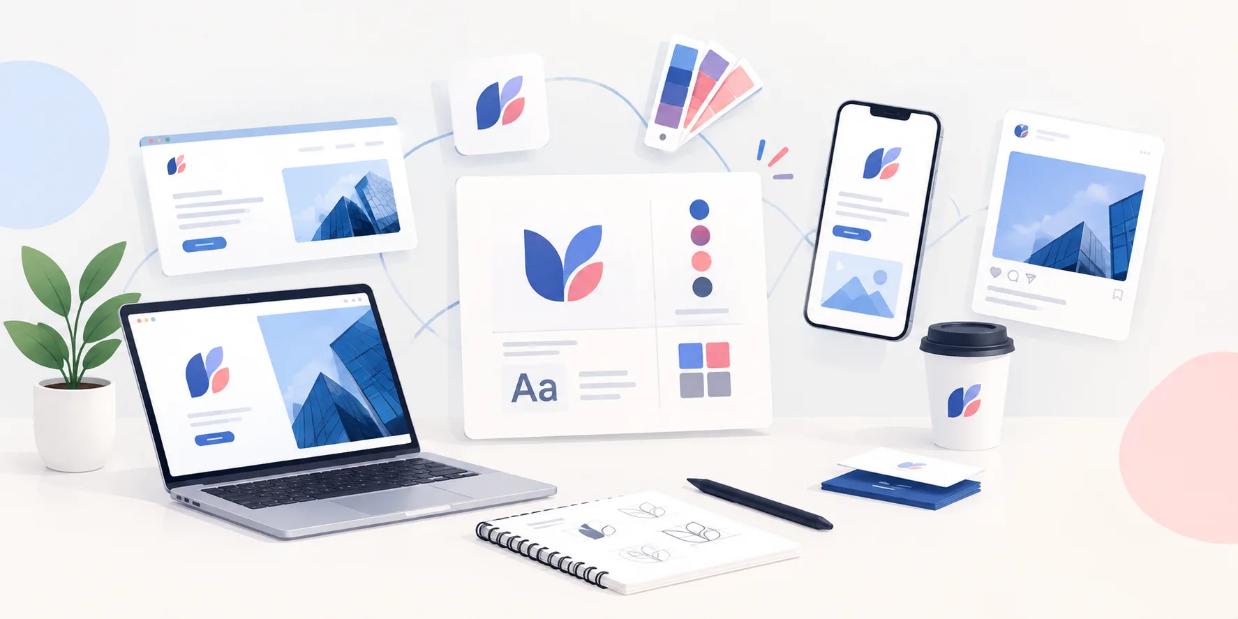 Creative Design Agency PitchWorx Showcases Consistent Brand Identities