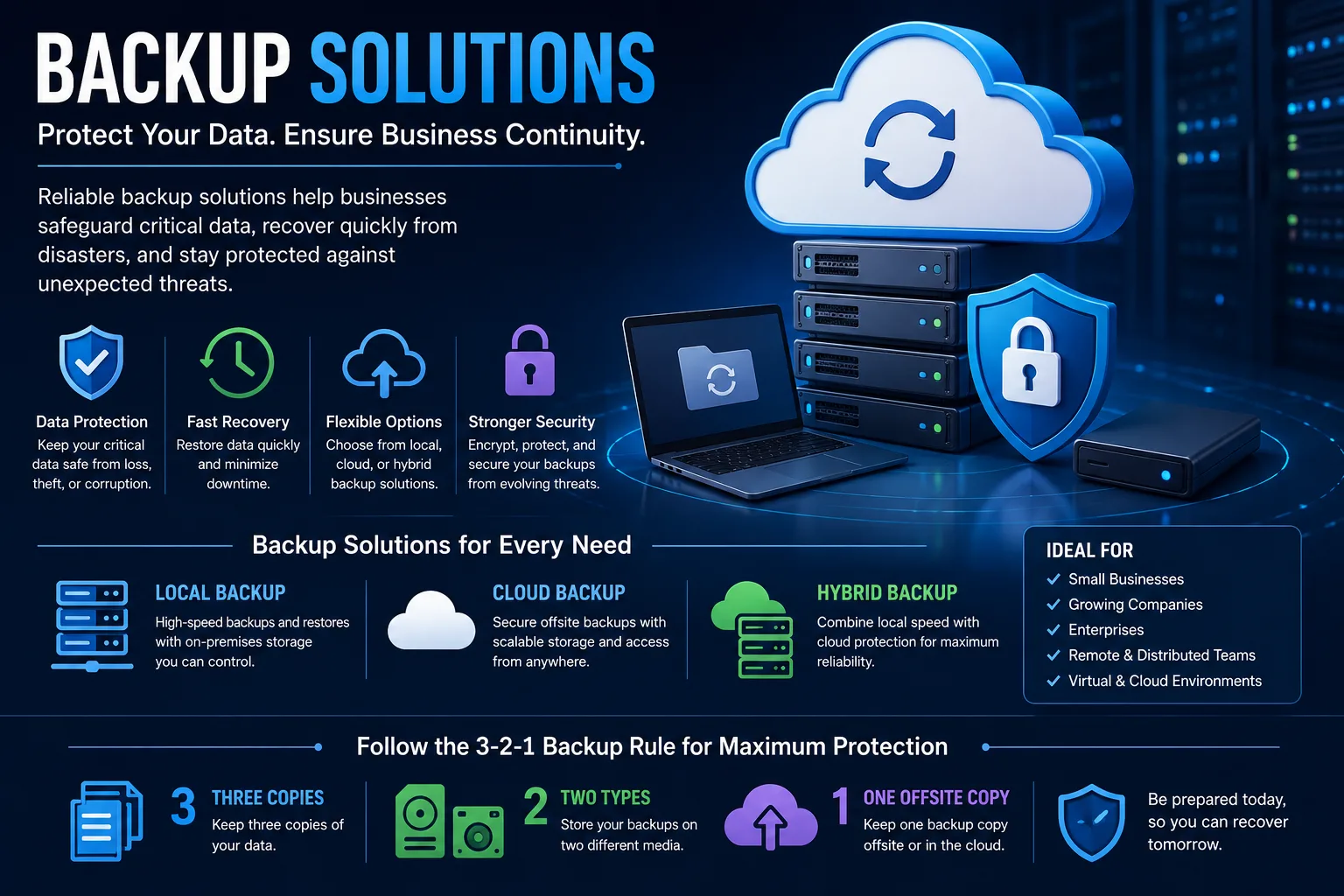 Backup Solutions- Why Every Business Needs a Reliable Data Protection Strategy