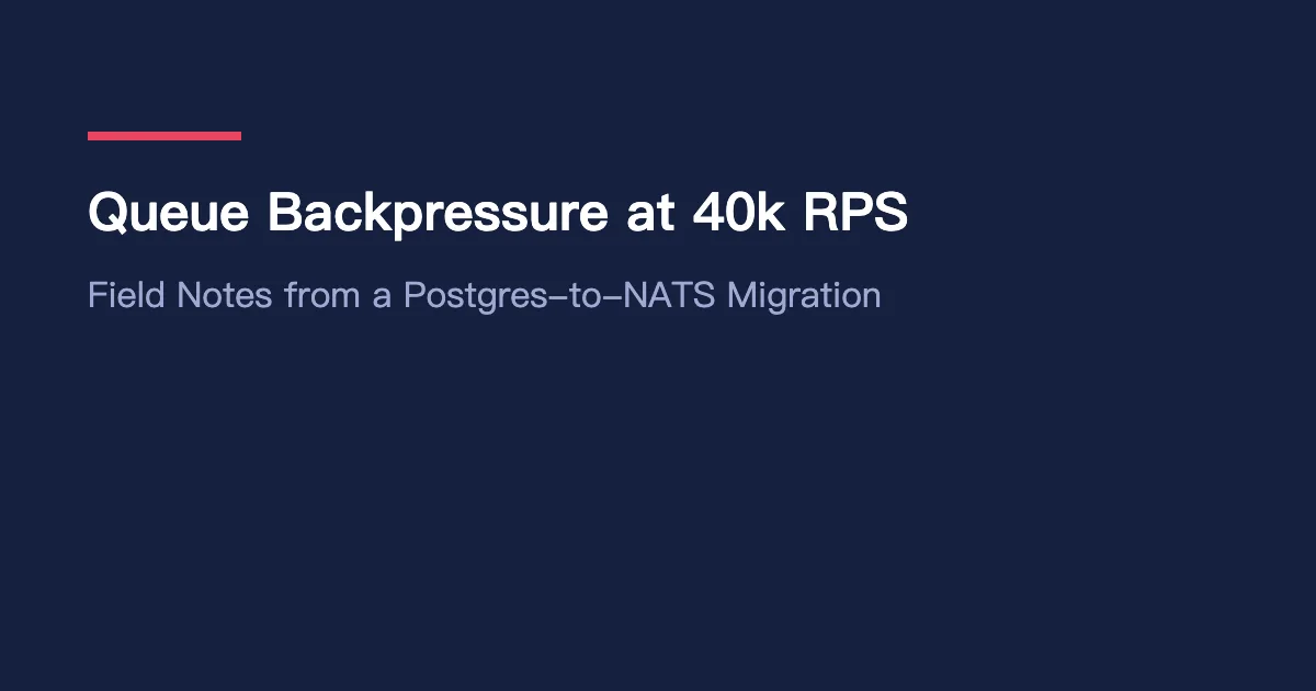 Why Our Postgres Job Queue Hit a Wall at 14k RPS and How We Fixed It