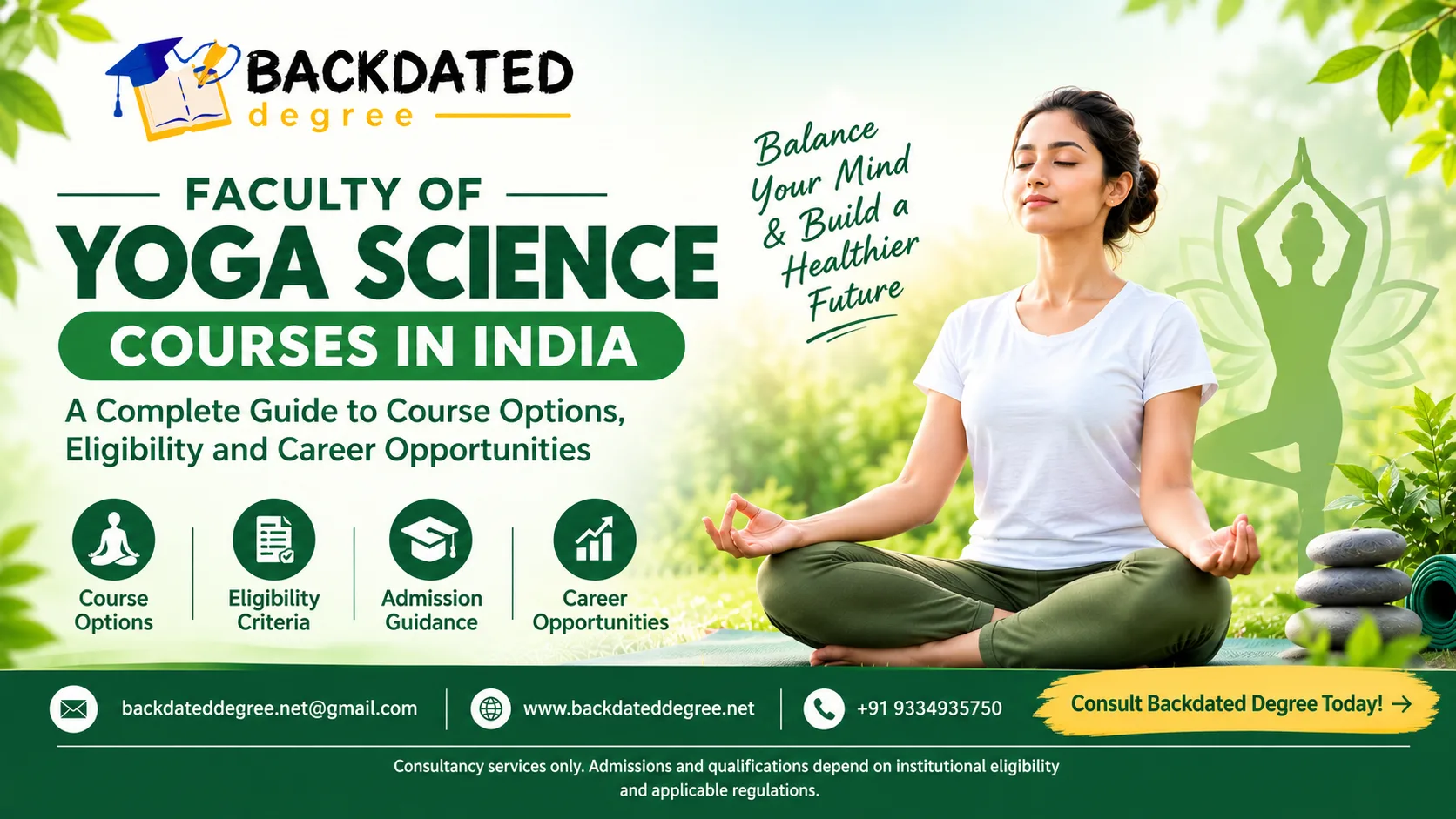 Yoga Science Courses in India: A Complete Guide to Course Options, Eligibility and Career Opportunities
