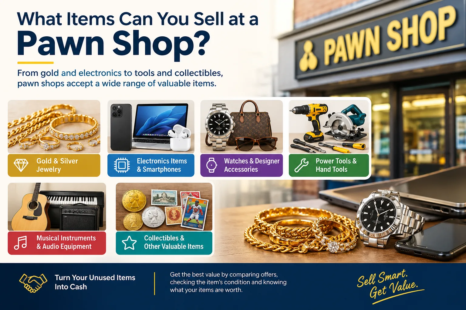 What Items Can You Sell at a Pawn Shop?
