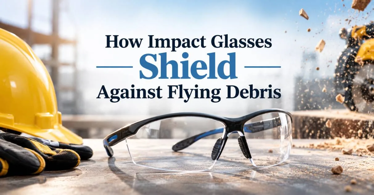 How Impact Glasses Shield Against Flying Debris?