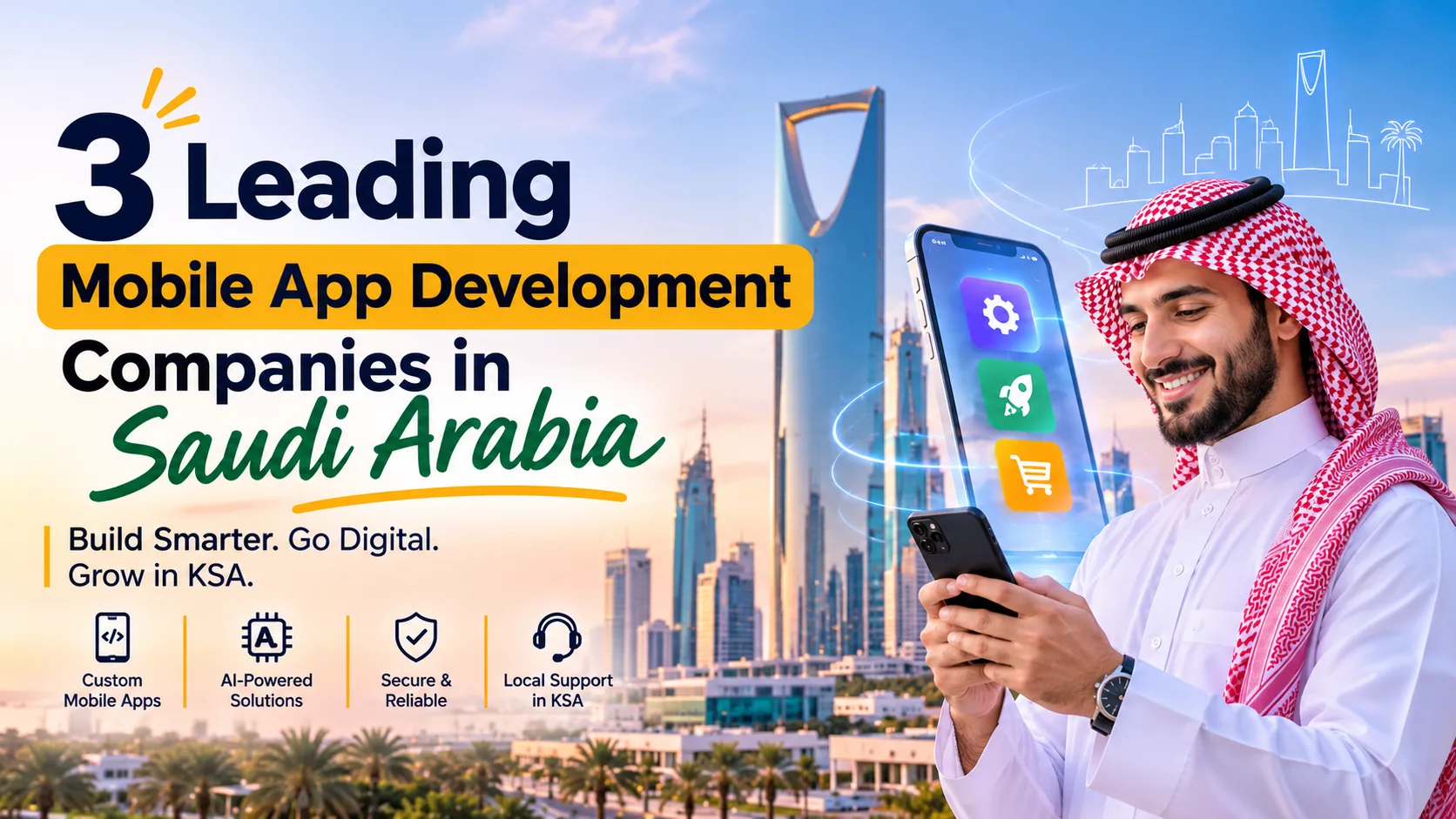 3 Leading Mobile App Development Companies in Saudi Arabia