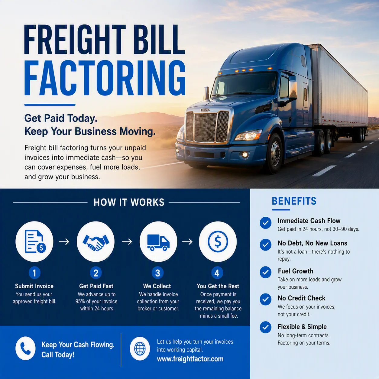 Freight Bill Factoring: A Practical Way to Improve Cash Flow for Transportation Businesses