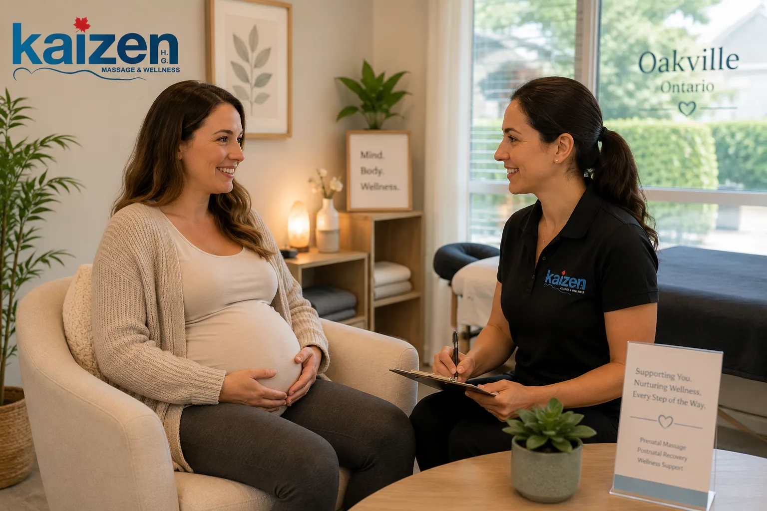 Prenatal Massage Oakville Trimester Guide