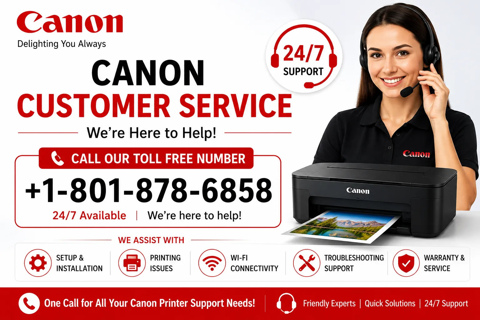 How to Talk to aa Human at Canon without Wait [2026]