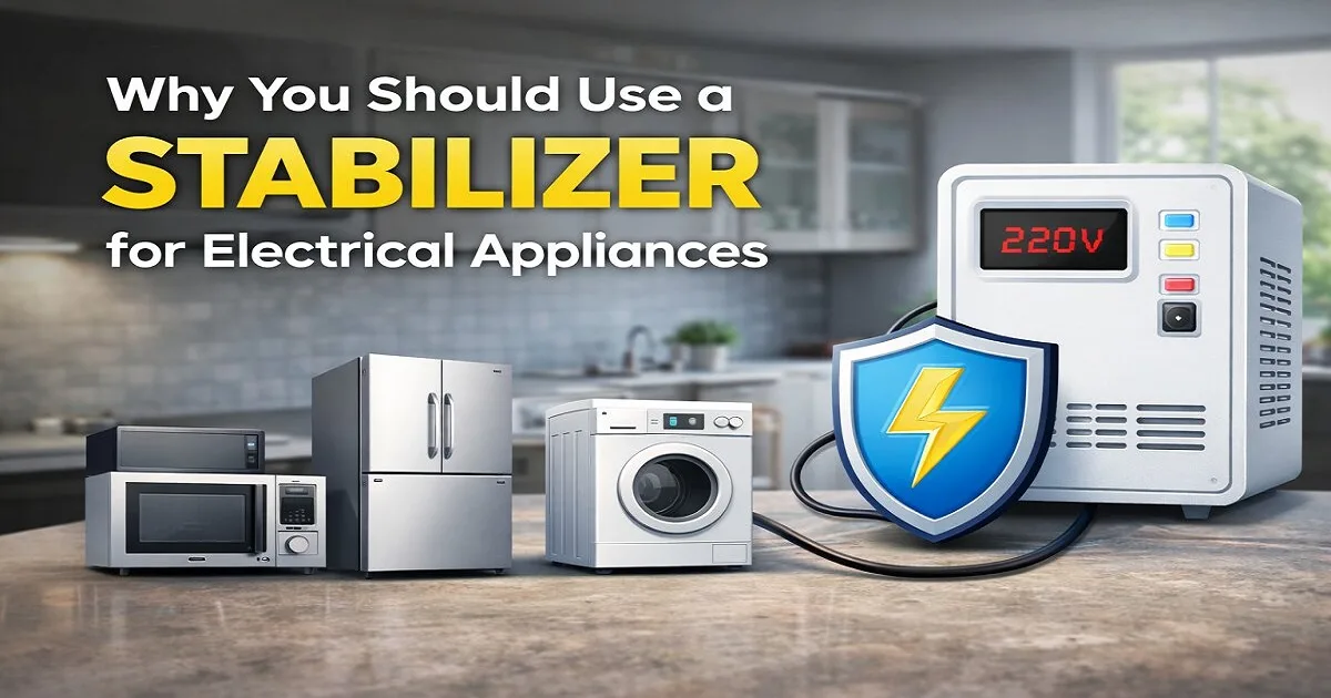 Why You Should Use Stabilizer for Electrical Appliances