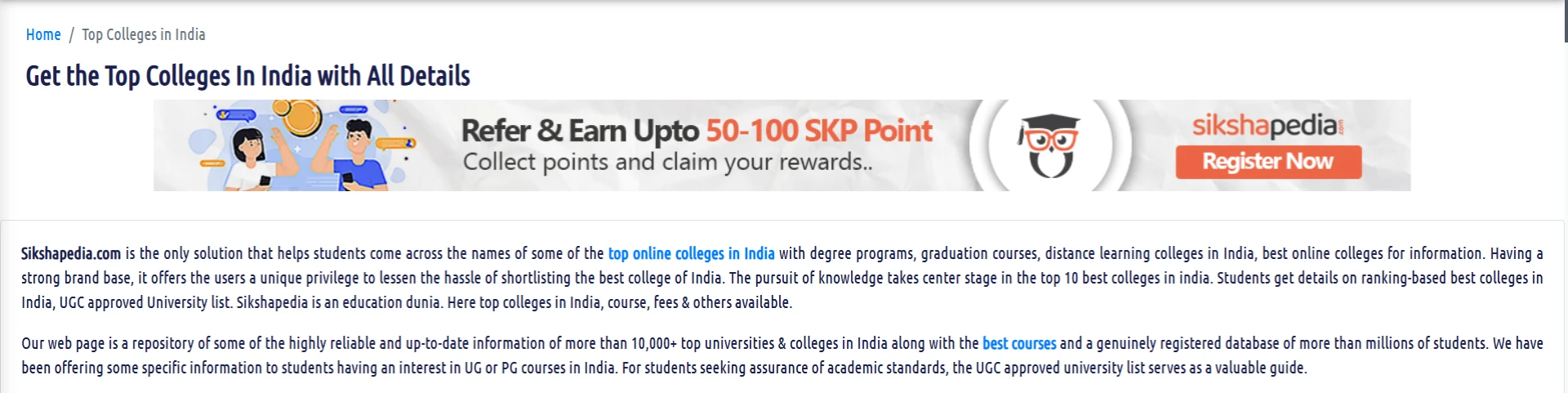 Best Colleges in India