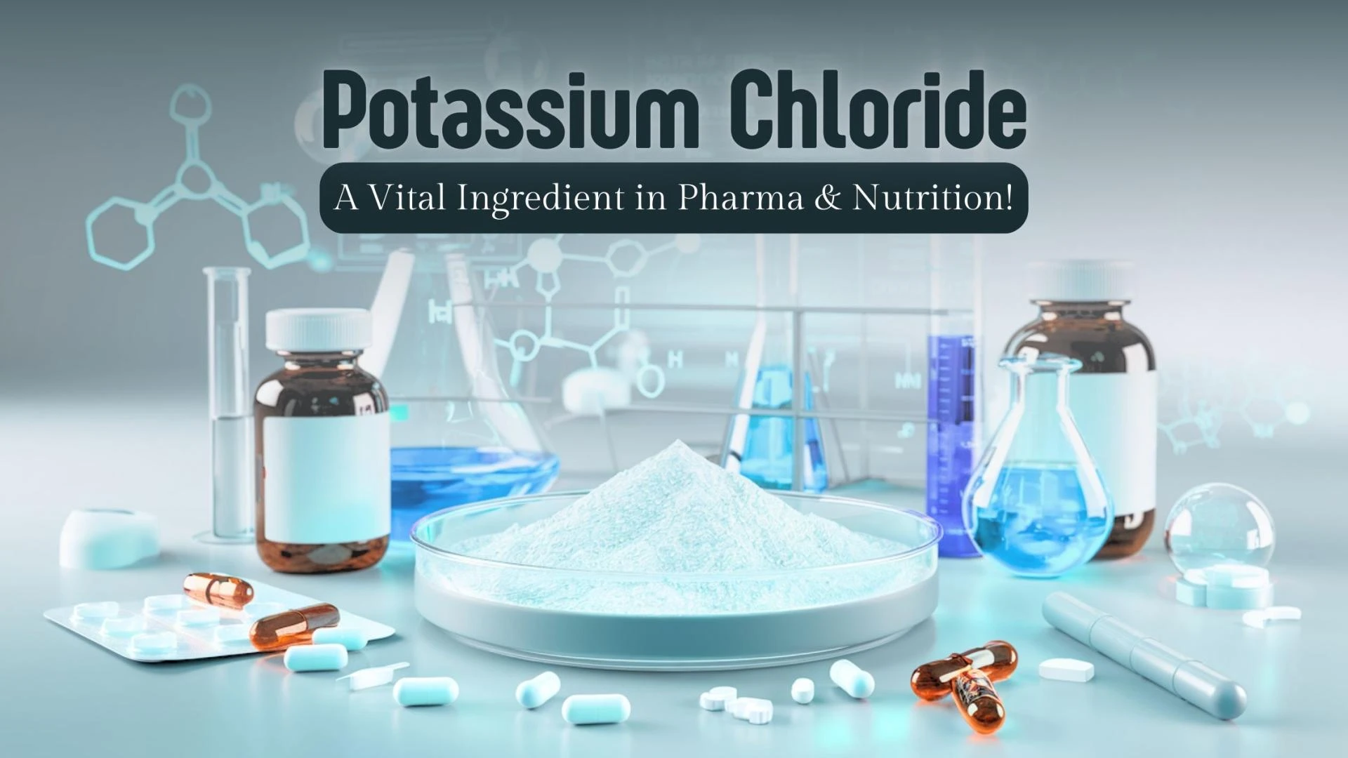 How Potassium Chloride Enhances Pharmaceutical and Nutraceutical Formulations
