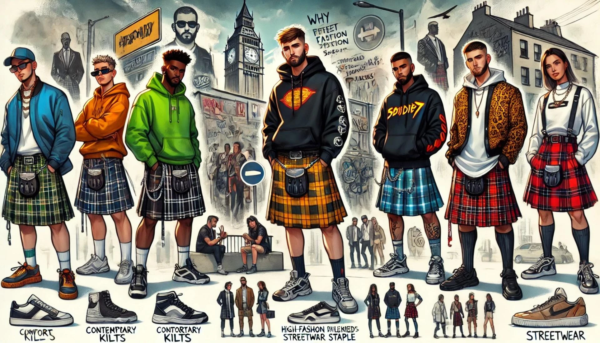 Why Kilts Are Becoming the Preferred Streetwear Staple