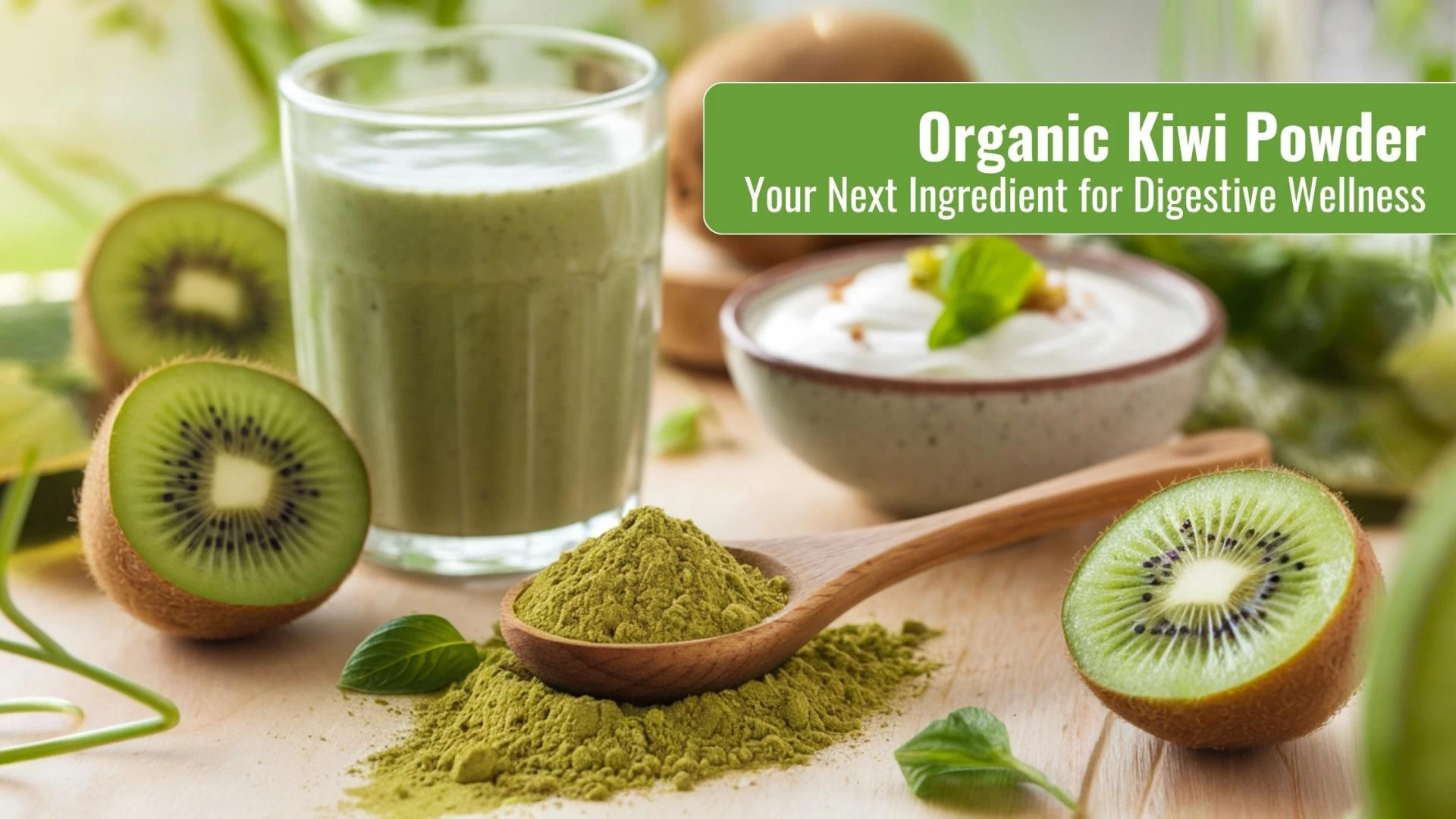 How Organic Kiwi Powder Enhances Digestive Health and Gut Microbiome Support in Product Formulations 