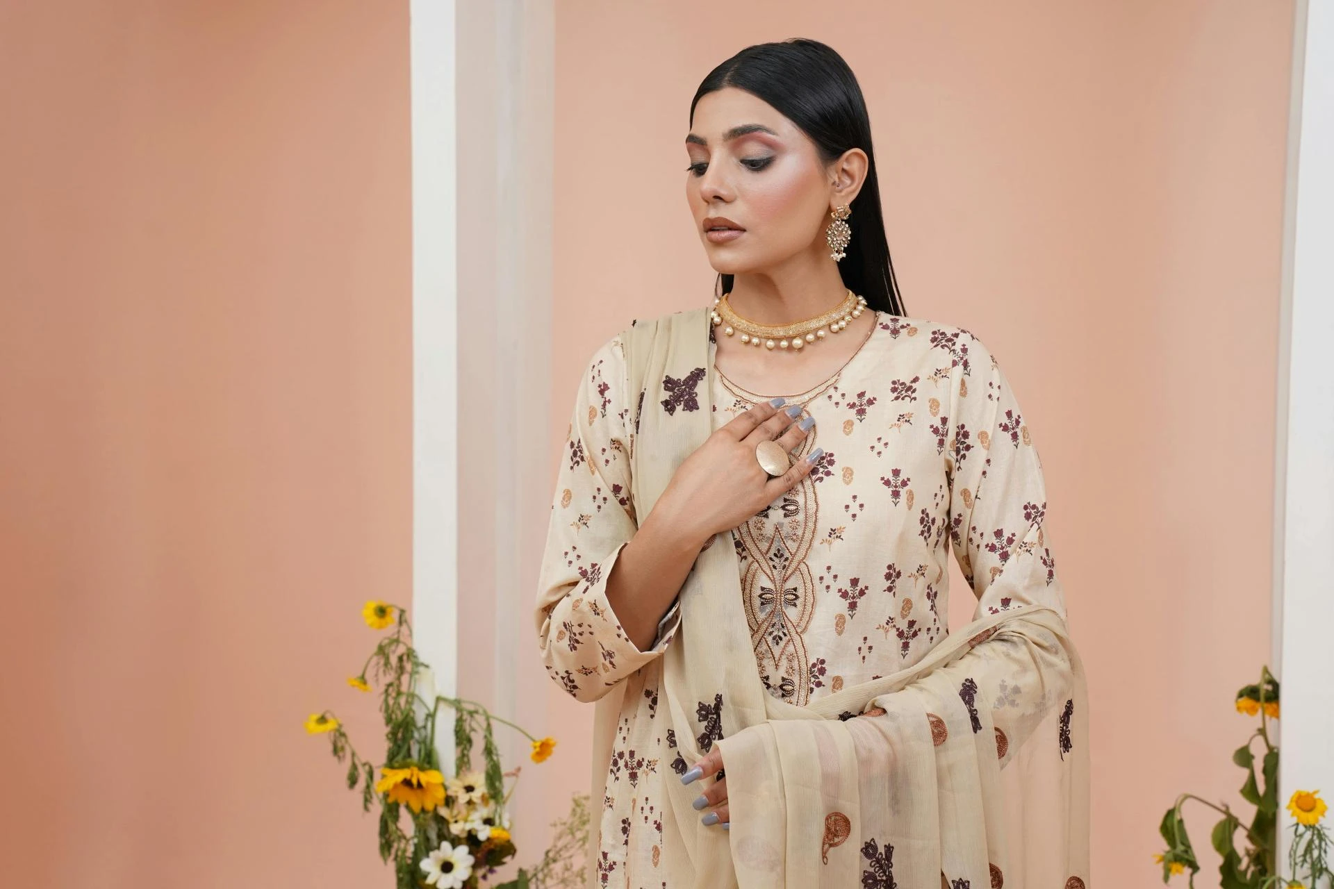 Popular Patterns for Unstitched Women's Suits