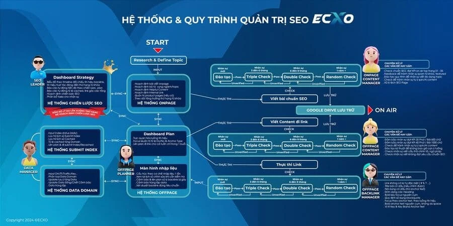 Chien luoc thanh cong tu dich vu SEO website top google ECXO cho Cong Ty Cay Xanh Trang Tri