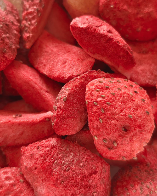 The Delightful Crunch of Dried Strawberries and Freeze-Dried Chikoo