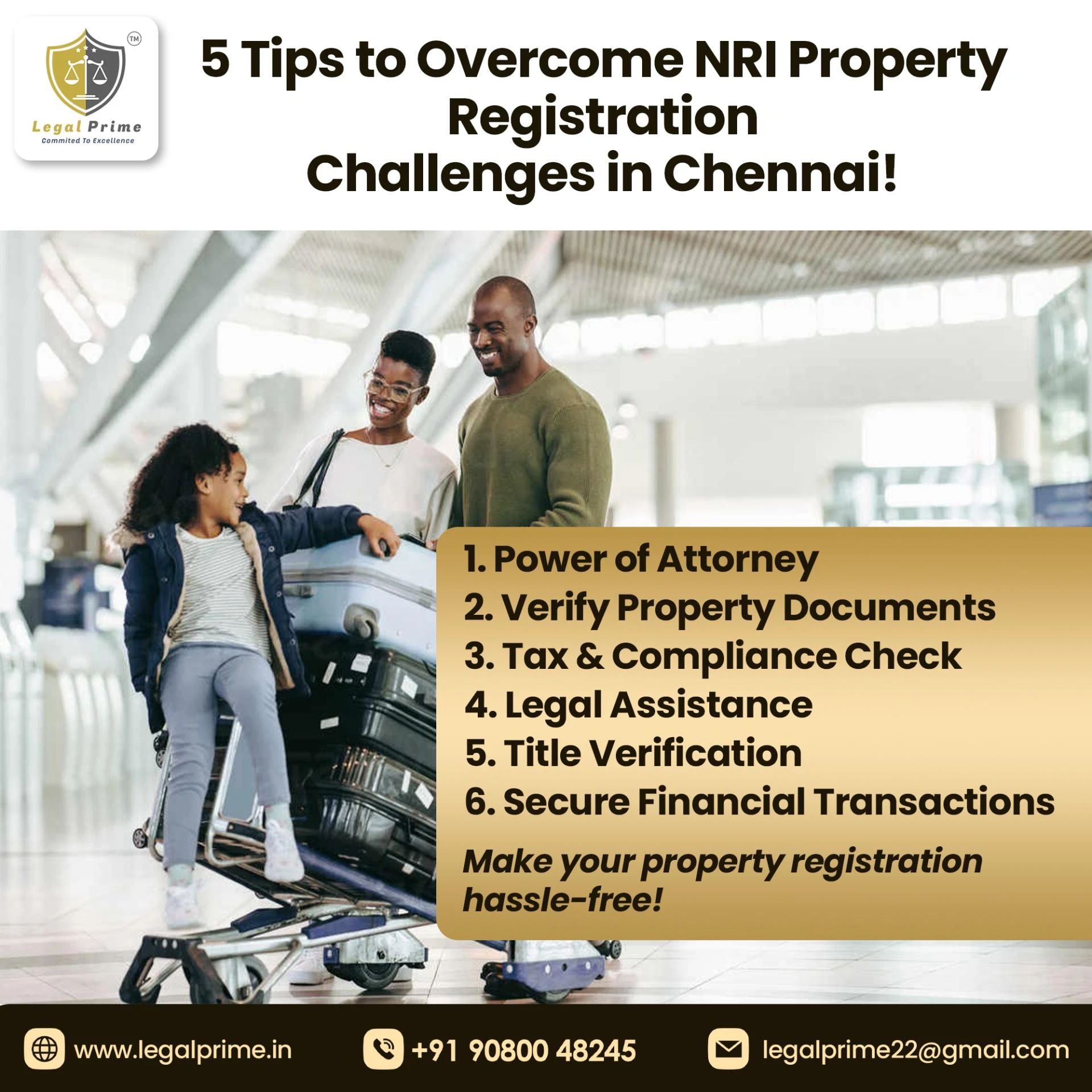 5 Tips to Overcome NRI Property Registration Challenges in Chennai
