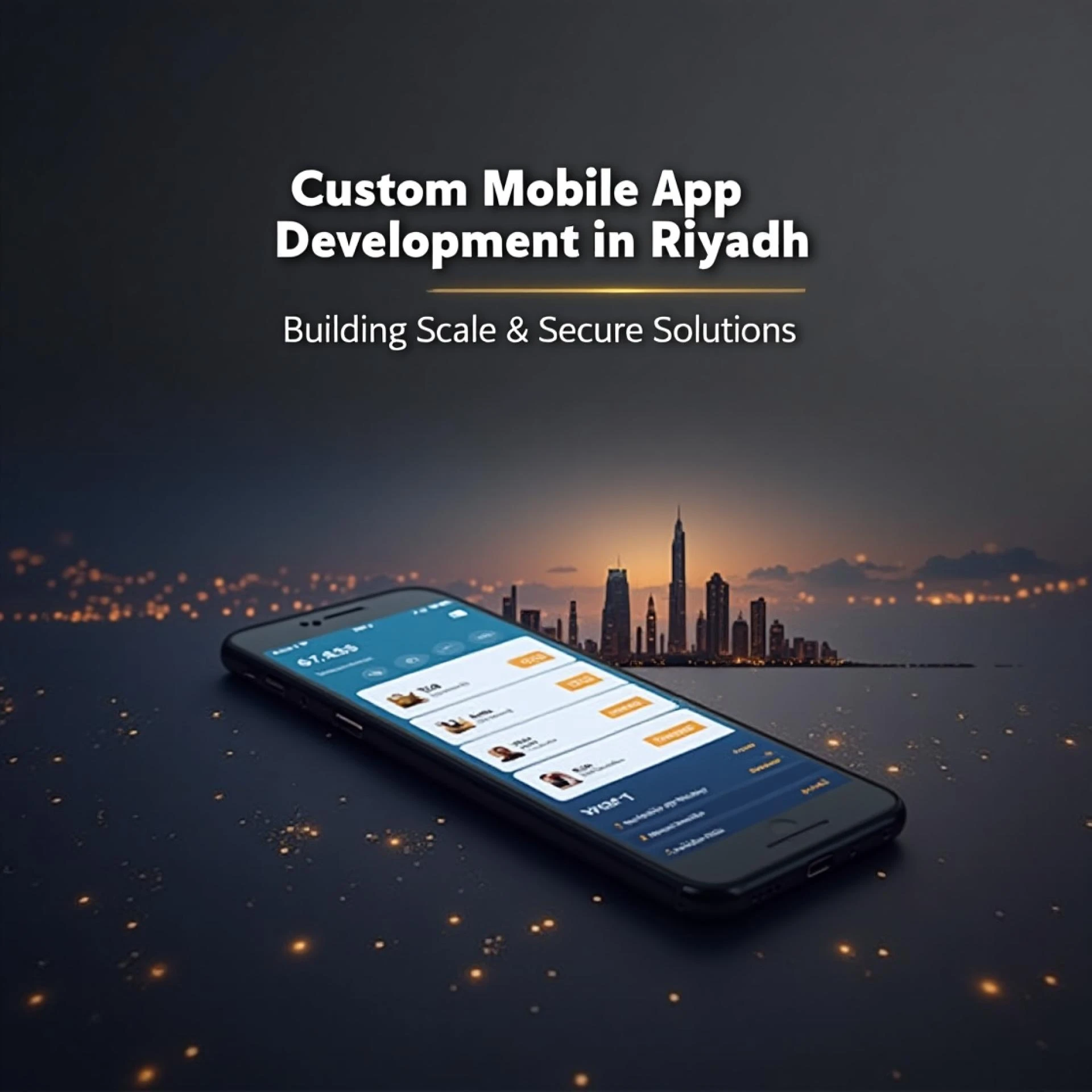 Custom Mobile App Development in Riyadh – Building Scalable and Secure Solutions