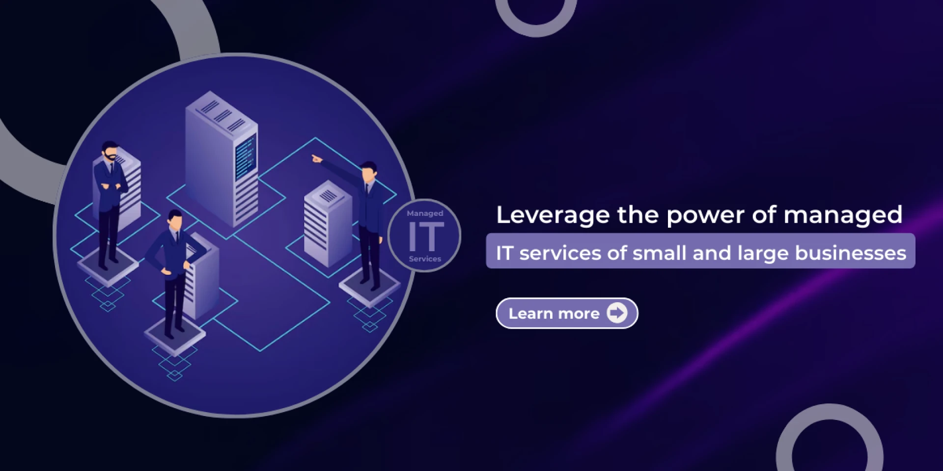 Leverage the power of managed IT services of small and large businesses